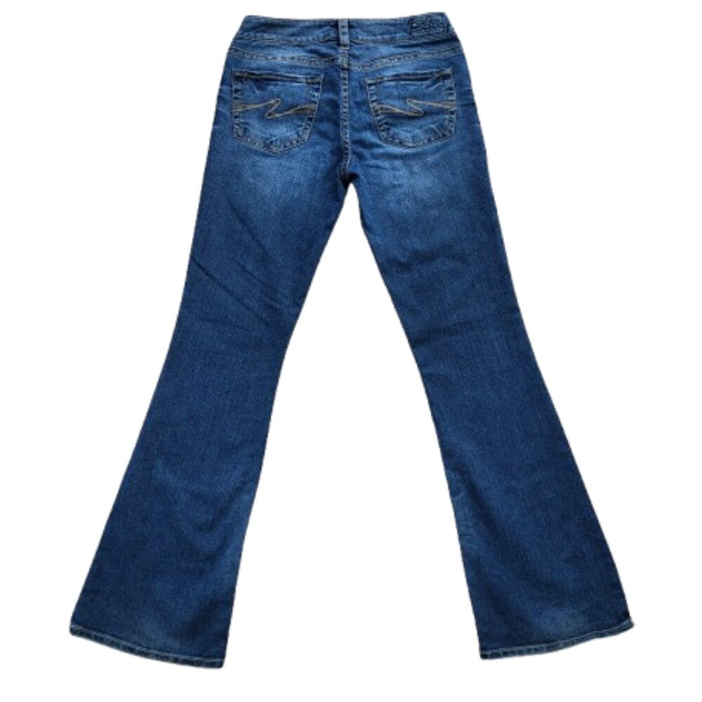 Silver Jeans Aiko Mid Rise Slim Bootcut Jeans Women's - Size 28W x 33L - Picture 2 of 13